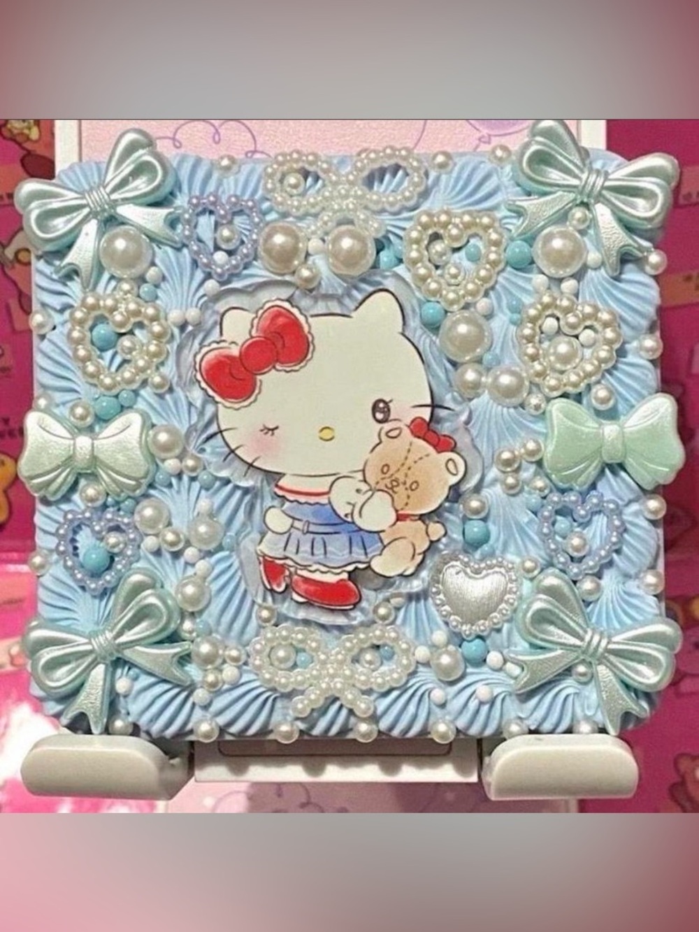 Sanrio Hello Kitty Kawaii Decoden Compact Mirror